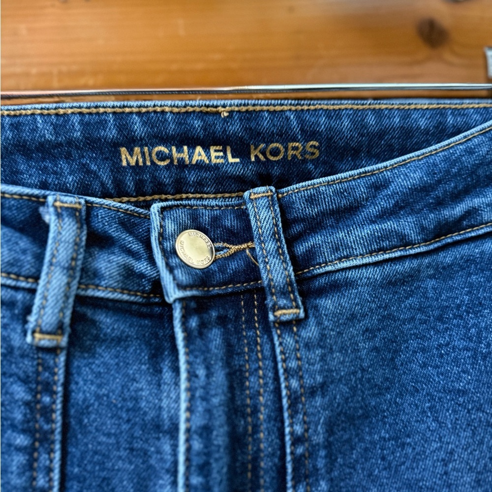 Michael Kors Blue Flare Jeans - Picture 4 of 7